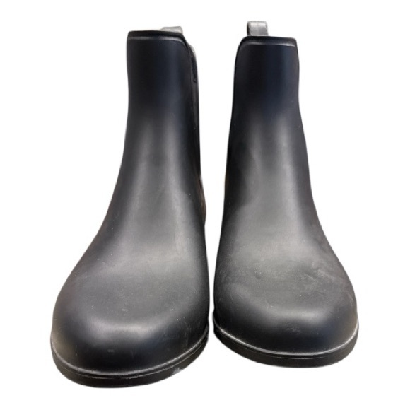 Sam Edelman Black Rubber Chelsea Rain‎ Boots Size 7 Waterproof Pull-On - Picture 8 of 12